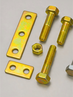 Yellow Zinc Plated Steel
